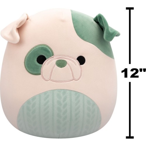 Jazwares Squishmallows Augustine The Bulldog Λούτρινα 30,5Cm Με Ανάγλυφο Μοτίβο W6 JWSQ6685 196566455788