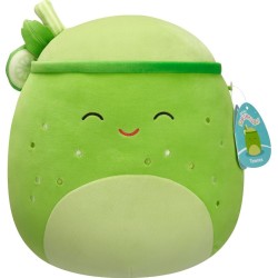Jazwares Squishmallows Townes the Cucumber Mint Smoothie 12" Plush JWSQ4130-E 196566444591