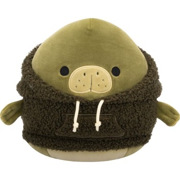 Jazwares Squishmallows Wooster the Manatee in Sherpa Hoodie 7.5" Plush JWSQ6707 196566456211
