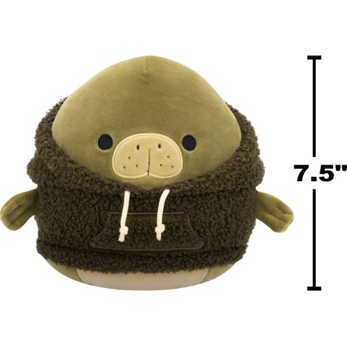 Jazwares Squishmallows Wooster The Manatee Σε Sherpa Hoodie 19Cm Λούτρινο JWSQ6707 196566456211