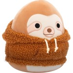 Jazwares Squishmallows Sherman The Sloth Σε Sherpa Hoodie 19Cm Λούτρινο JWSQ6707 196566456198