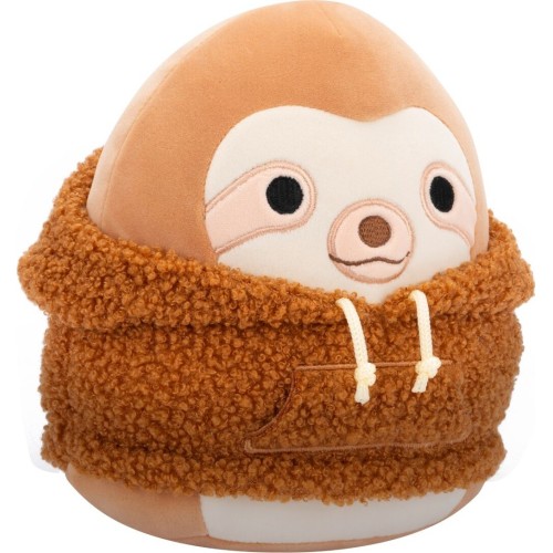 Jazwares Squishmallows Sherman The Sloth Σε Sherpa Hoodie 19Cm Λούτρινο JWSQ6707 196566456198