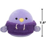 Jazwares Squishmallows Anouska The Parakeet Σε Sherpa Hoodie 19Cm Λούτρινο JWSQ6707 196566456228