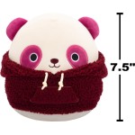 Jazwares Squishmallows Ponder the Panda in Sherpa Hoodie 7.5" Plush JWSQ6707 196566456204