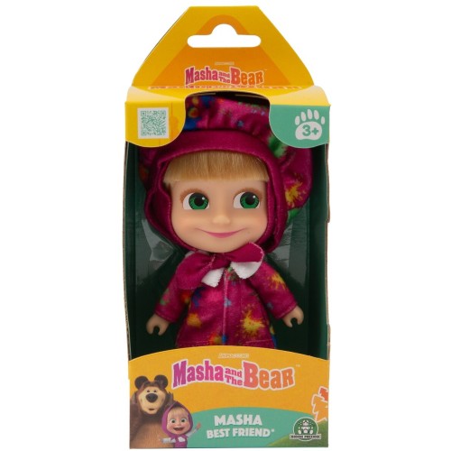 Giochi Preziosi Masha and The Bear Η Μάσα Και Οαρκουδος Κούκλα Μάσα 12Εκ - 1 Τμχ MHA26000 8056379171966