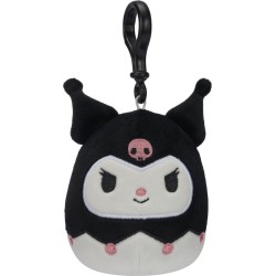 Jazwares Squishmallows Sanrio Kuromi 3.5" Clip-on Plush JWSQ0269 196566410398