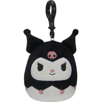 Jazwares Squishmallows Sanrio Kuromi 3.5" Clip-on Plush JWSQ0269 196566410398