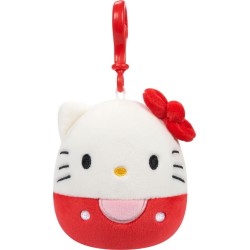 Jazwares Squishmallows Sanrio Hello Kitty Λούτρινα Μπρελόκ 9Cm W1 JWSQ0269 196566410329