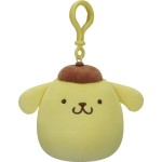 Jazwares Squishmallows Sanrio Pompompurin 3.5" Clip-on Plush JWSQ0269 196566410350