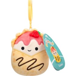 Jazwares Squishmallows Gasten The Strawberry Crepe Λούτρινα Μπρελόκ 9Cm W6A JWSQ0336 196566443433
