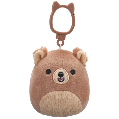 Jazwares Squishmallows Plush Keychain 9 cm - Stokely THE Bear JWSQ0350 196566456969