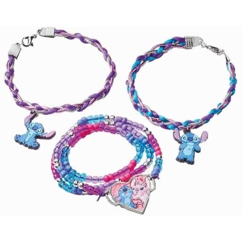 Totum Disney Stitch Charm Bracelets Kit Jewellery Making Arts Crafts Design Set TM700079 8714274700079