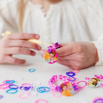Totum Disney Princess Loom Bracelets Κατασκευή Βραχιολάκια Πριγκίπισσες Disney Με 300+ Λαστιχάκια TM045095 8714274045095