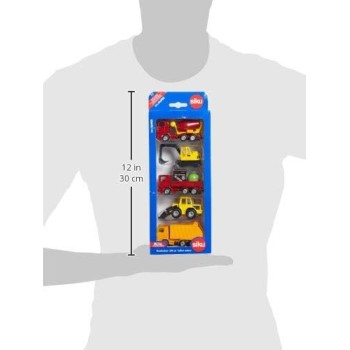 siku Gift Set, Agriculture, Metal / Plastic, Multicoloured Playing Combination, Building Site, Multicoloured 6283 4006874062836
