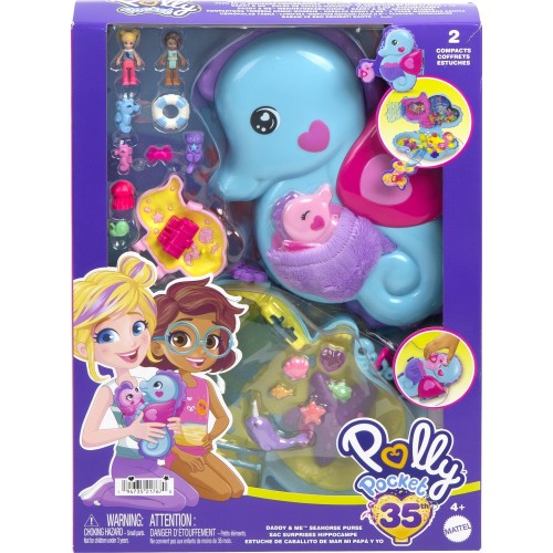 Mattel Polly Pocket Daddy & ME Seahorse Purse GKJ63 / HWP03 194735217670