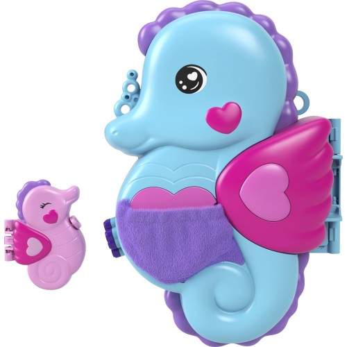 Mattel Polly Pocket Polly Mini - Τρεντι Τσαντάκι Daddy And Me Seahorse Αξεσουάρ Για Κούκλα Σετ Για Παιχνίδι Με Κούκλες GKJ63 / H