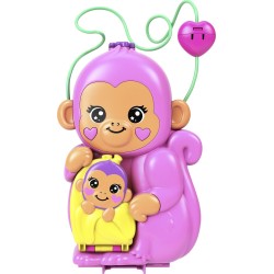 Mattel Polly Pocket Momma Monkey & Baby GKJ63 / HWP04 194735218004