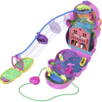 Mattel Polly Pocket Polly Mini - Τρεντι Τσαντάκι Momma Monkey And Baby Αξεσουάρ Για Κούκλα Σετ Για Παιχνίδι Με Κούκλες GKJ63 / H