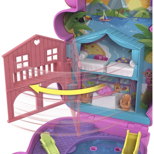 Mattel Polly Pocket Polly Mini - Τρεντι Τσαντάκι Momma Monkey And Baby Αξεσουάρ Για Κούκλα Σετ Για Παιχνίδι Με Κούκλες GKJ63 / H