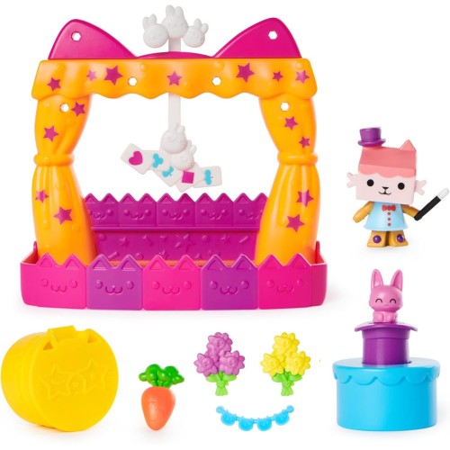 Spin Master Gabbys Dollhouse Gabby's Dollhouse: Cat-Errific Celebration - Baby Box Cats Talent Show Balcony Set (20146521) 10376