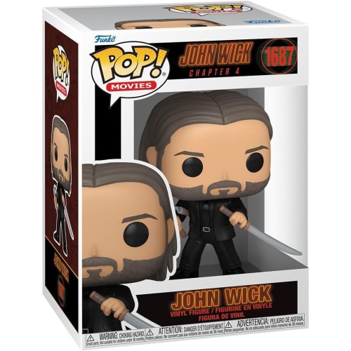 Funko  Pop!Movies: John Wick 4 - John Wick - Vinyl Collective Figure - Gift Idea - Official Merchandise - Toys For Children And 
