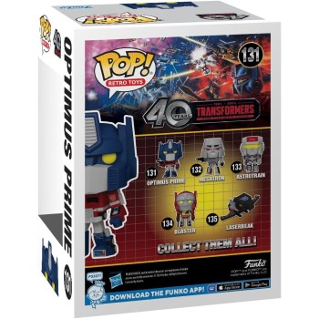 Funko Pop! Retro Toys: 40 Years Transformers - Optimus Prime N.131 Φιγούρα Βινυλίου 094071 889698809870
