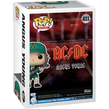 Funko Pop!Rocks: AC/DC - Angus Young - (Green) - Vinyl Collective Figure - Gift Idea - Official Merchandise - Toys For Children 