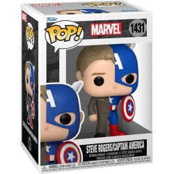 Funko Marvel Avengers Pop! Marvel: Split - Steve Rogers/Captain America N.1431 Bobble-Head 097690 889698808910