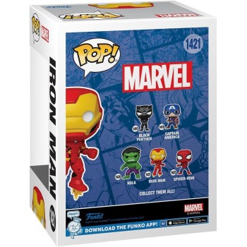 Funko Marvel Avengers Pop! Marvel: New Classics - Iron Man N.1421 Bobble-Head 096158 889698824996