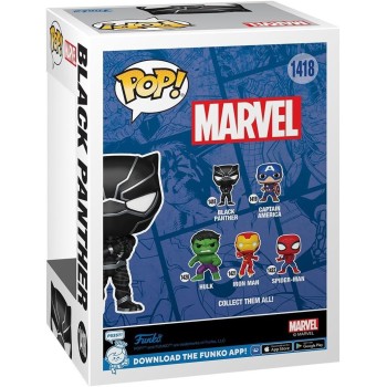 Funko Marvel Avengers Pop! Marvel: New Classics - Black Panther N.1418 Bobble-Head 096156 889698824965