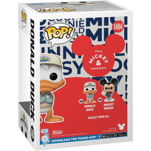 Funko Disney Mickey Mouse Pop!Disney: Mystery Mini Irl - Donald Duck - Disney Standard Characters - Vinyl Collective Figure - Gi