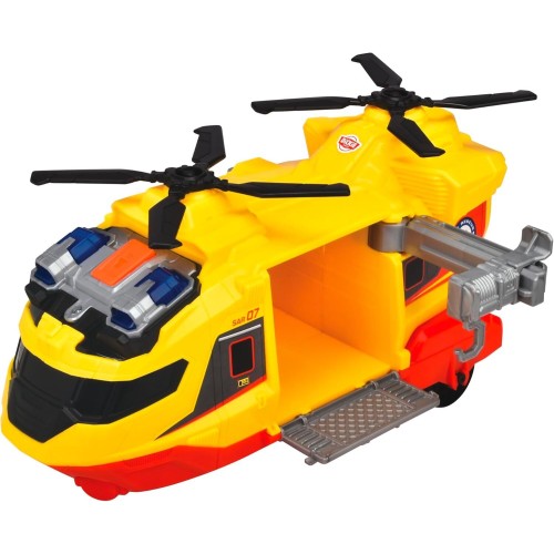 DICKIE TOYS Ελικόπτερο Διάσωσης Με Ήχους Και Φώτα, Φορείο Και Επεκτάσιμο Βραχίονα Γερανού 203306023 4006333088636