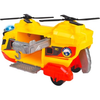 DICKIE TOYS Ελικόπτερο Διάσωσης Με Ήχους Και Φώτα, Φορείο Και Επεκτάσιμο Βραχίονα Γερανού 203306023 4006333088636