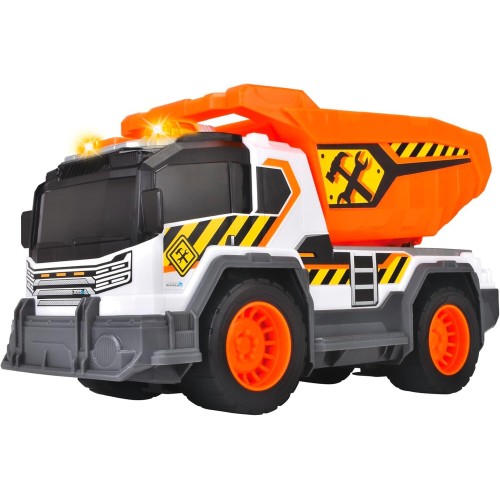DICKIE TOYS City Heroes Ανατρεπόμενο Φορτηγό 30 Cm Με Φως Και Ήχο 203306025 4006333088650