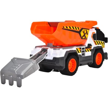 DICKIE TOYS City Heroes Ανατρεπόμενο Φορτηγό 30 Cm Με Φως Και Ήχο 203306025 4006333088650