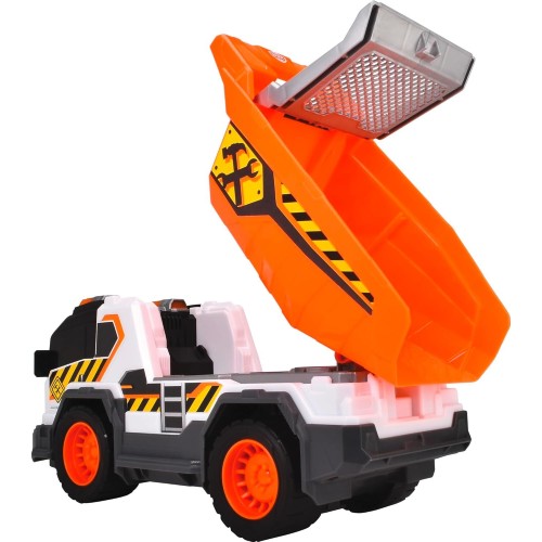 DICKIE TOYS City Heroes Ανατρεπόμενο Φορτηγό 30 Cm Με Φως Και Ήχο 203306025 4006333088650