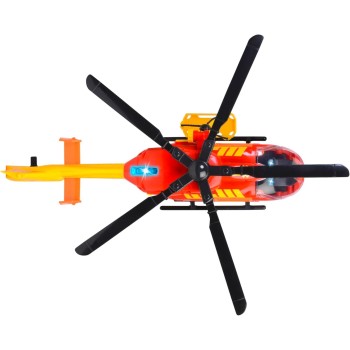 DICKIE TOYS 36Cm Airbus Ambulance Helicopter 203716024, 3 Years, With Lights And Sounds, Manual Winch, Openable Parts, Stretcher