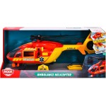 DICKIE TOYS 36Cm Airbus Ambulance Helicopter 203716024, 3 Years, With Lights And Sounds, Manual Winch, Openable Parts, Stretcher