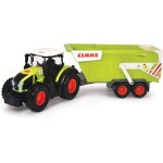 DICKIE TOYS Claas Tractor With Trailer - Claas Tractor From With Freewheel, Interior, Lights, Sound, Moving Parts 203739004 4006