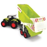 DICKIE TOYS Claas Tractor With Trailer - Claas Tractor From With Freewheel, Interior, Lights, Sound, Moving Parts 203739004 4006