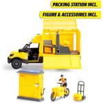 DICKIE TOYS Volvo DHL Truck With Figure, 25 Cm 203747020 4006333089152