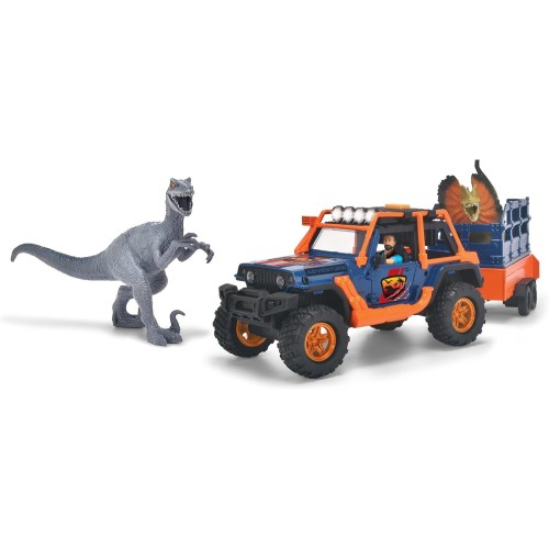 DICKIE TOYS Dino Commander - Light And Sound Kids Playset, Ages 3+ 203837024 4006333080814