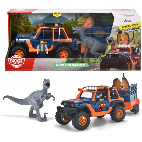 DICKIE TOYS Dino Commander - Με Φως Και Ήχους 203837024 4006333080814