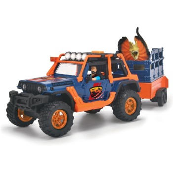 DICKIE TOYS Dino Commander - Light And Sound Kids Playset, Ages 3+ 203837024 4006333080814