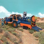 DICKIE TOYS Dino Commander - Με Φως Και Ήχους 203837024 4006333080814