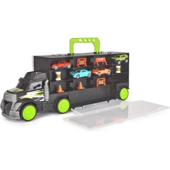 DICKIE TOYS Truck Carry Case With 4 Die-Cast Vehicles 203747007 4006333074363