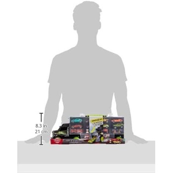 DICKIE TOYS Truck Carry Case With 4 Die-Cast Vehicles 203747007 4006333074363
