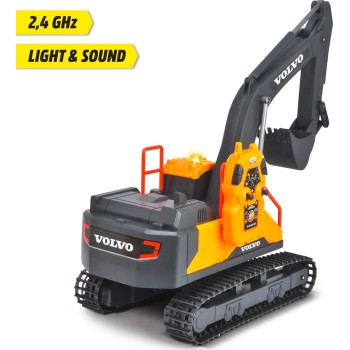 DICKIE TOYS RC Volvo Remote-Controlled Excavator — 2.4 Ghz Rc Excavator, For Outdoor Use, 203729018 4006333074790