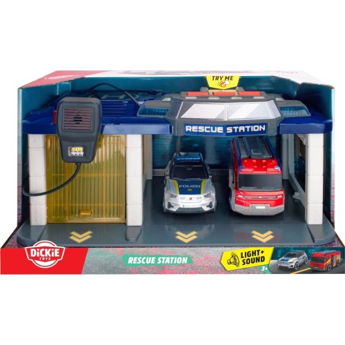 DICKIE TOYS Σταθμός Διάσωσης - Διεθνής Έκδοση Μοντέλο Υπηρεσίας Έκτακτης Ανάγκης 203716026 038 4006333089114