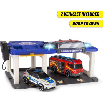 DICKIE TOYS Σταθμός Διάσωσης - Διεθνής Έκδοση Μοντέλο Υπηρεσίας Έκτακτης Ανάγκης 203716026 038 4006333089114